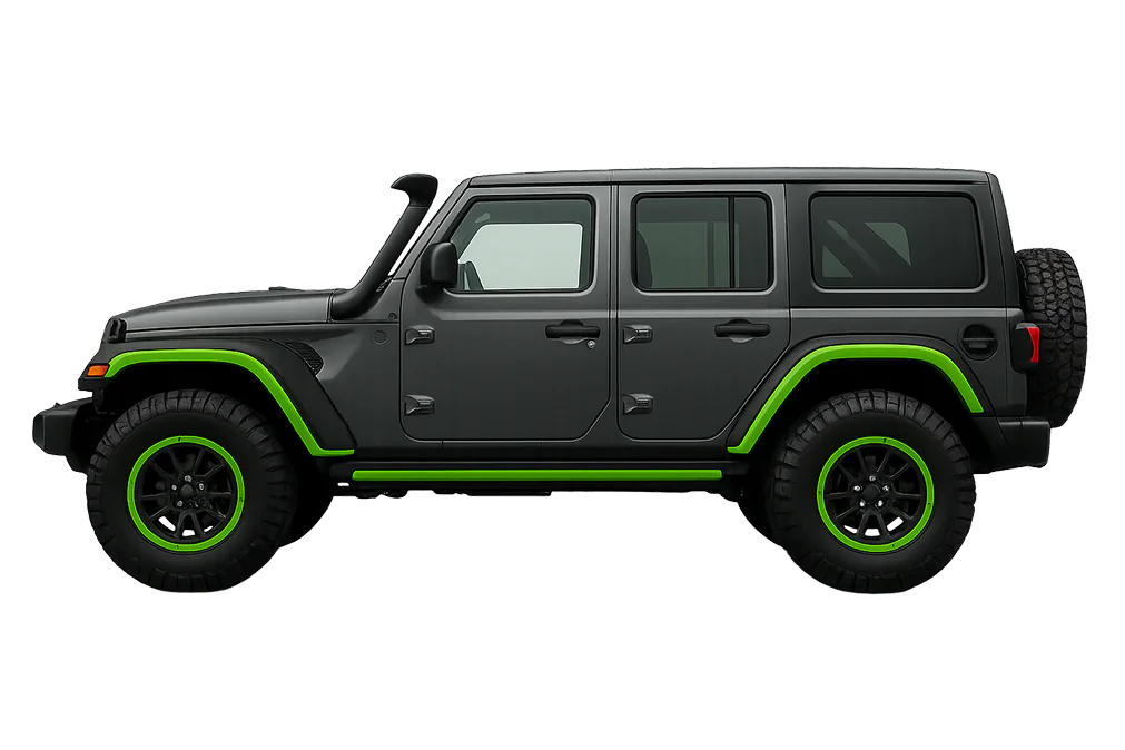 Установка расширителей арок